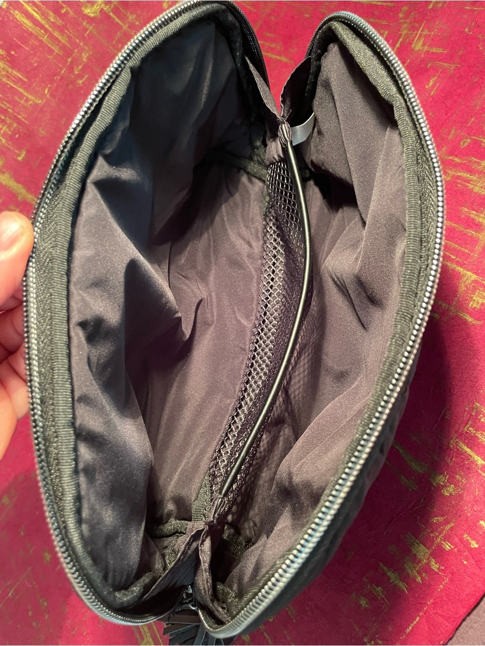 NWT Sephora Collection - The Overnighter Quilted Cosmetic Makeup Travel Pouch - Picture 4 of 5